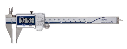 CALIPER, DIGIMATIC, 6 IN, COOLANT PROOF, SPECIAL-POINT, W/ THUMB ROLLER