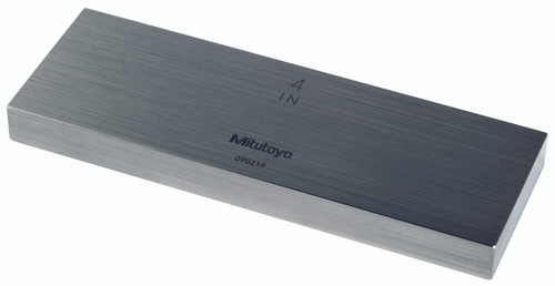 4.0 In, Rectangular, Steel, Gage Block, ASME 0