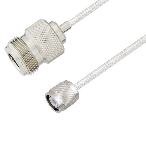 N Female to TNC Male Cable Assembly using LC085TB Coax, 4 FT