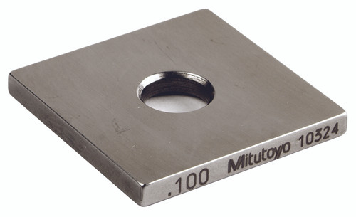 .100 In, Square, Steel, Gage Block,ASME 0