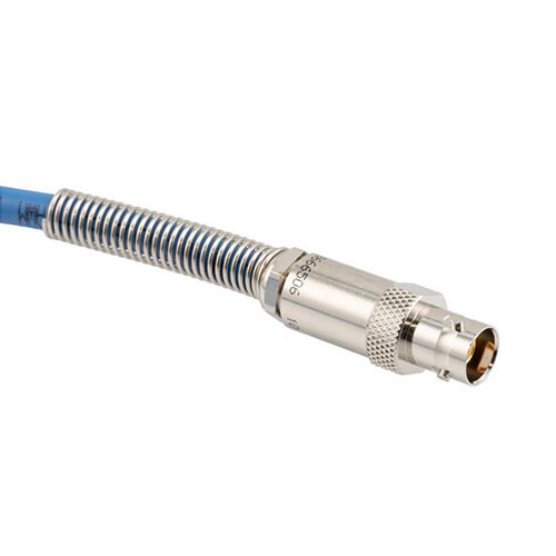 Lead Free 1553 TRB 3-Lug Jack to Blunt Cut Genderless Cable Assembly using 30-02001-LC Coax, 2 FT with Bend Relief