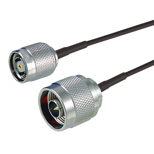 RP-TNC Plug to N-Male, Pigtail 19" 100-Series