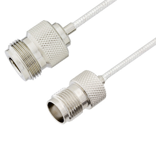 N Female to TNC Female Cable Assembly using LC085TB Coax, 6 FT