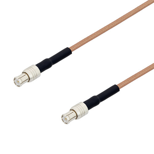 MCX Plug to MCX Plug Cable Assembly using RG178 Coax, 2 FT