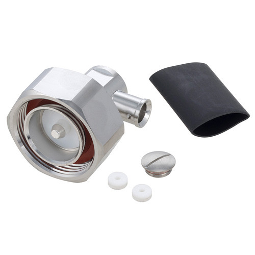 7/16 DIN Male Right Angle Low PIM Connector Solder Attachment for SPP-250-LLPL, SPO-250, SPF-250