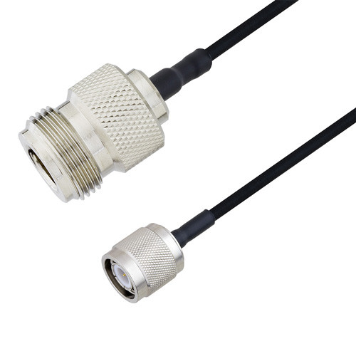 N Female to TNC Male Cable Assembly using LC085TBJ Coax, 6 FT