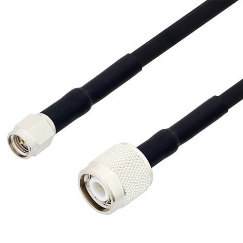SMA Male to TNC Male Cable Assembly using RG223 Coax, 4 FT