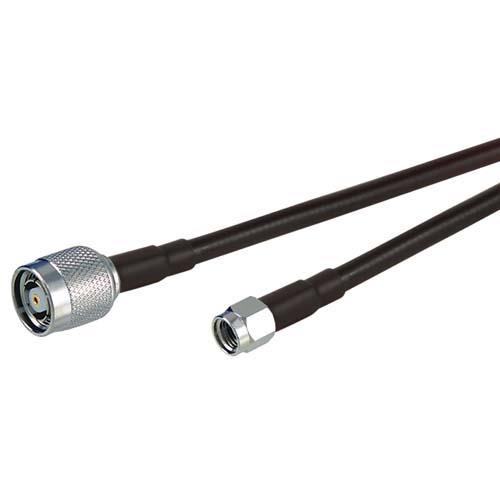 RP-SMA Plug to RP-TNC Plug, Pigtail 4 ft 195-Series