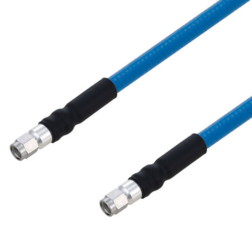 Plenum SMA Male to SMA Male Low PIM Cable Using SPP-250-LLPL Coax Using Times Microwave Parts 1 Meter