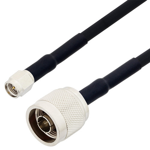 SMA Male to N Male Cable Assembly using RG223 Coax, 4 FT