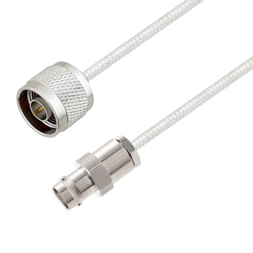 BNC Female to N Male Cable Assembly using LC085TB Coax, 10 FT