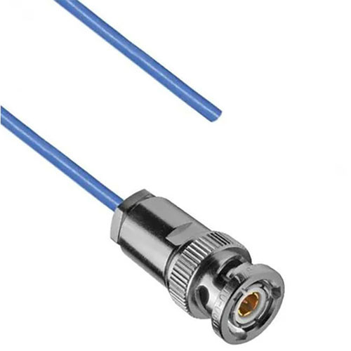 1553 TRB 3-Slot Plug to Blunt Cut Genderless Cable Assembly using 30-02003-LC Coax, 1 FT