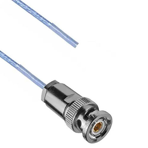 1553 TRB 3-Slot Plug to Blunt Cut Genderless Cable Assembly using M17/176-00002-LC Coax, 5 FT