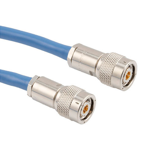 Lead Free 1553 TRT Threaded Plug to TRT Threaded Plug Cable Assembly using 30-02001-LC Coax, 3 FT