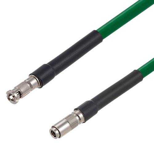 75 Ohm 6G SDI HD-BNC Male to 1.0/2.3 Male Cable Assembly using 1694A-GR Coax, 10 FT