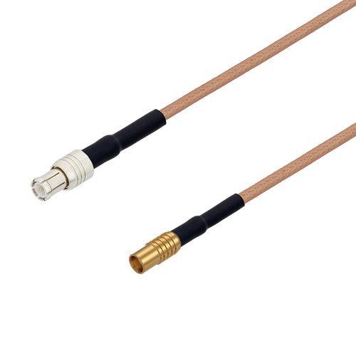 MCX Plug to MCX Jack Cable Assembly using RG178 Coax, 4 FT