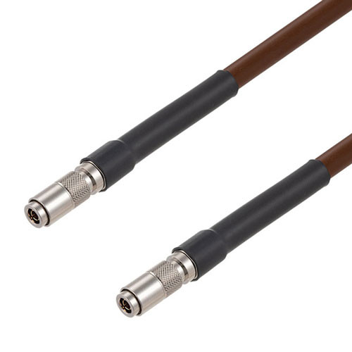 75 Ohm 6G SDI 1.0/2.3 Male to 1.0/2.3 Male Cable Assembly using 1694A-BR Coax, 10 FT