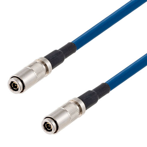 75 Ohm 12G SDI 1.0/2.3 Male to 1.0/2.3 Male Cable Assembly using 4855R-BL Coax, 10 FT