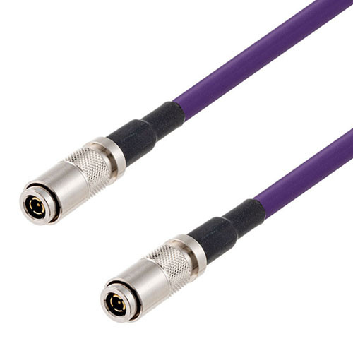 75 Ohm 12G SDI 1.0/2.3 Male to 1.0/2.3 Male Cable Assembly using 4855R-VL Coax, 10 FT