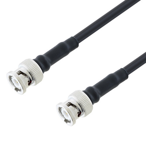 Low Loss BNC Male to BNC Male Cable Assembly using LMR-200-FR Coax, 10 FT with Times Microwave Components