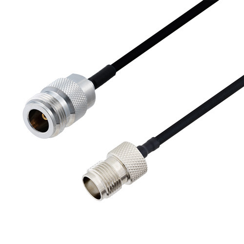 N Female to TNC Female Cable Assembly using LC141TBJ Coax, 6 FT