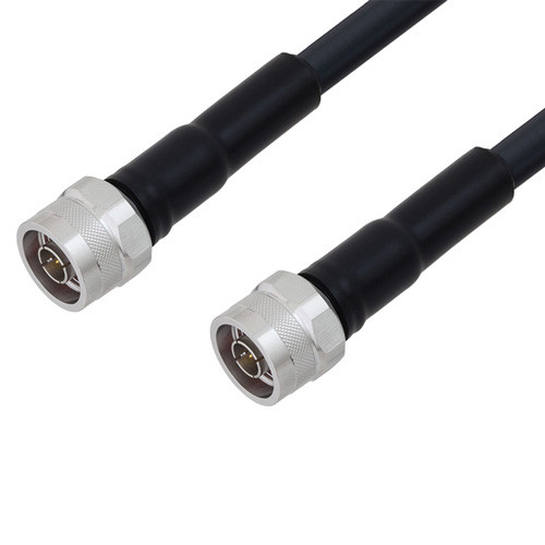 Low Loss N Male to N Male Cable Assembly using LMR-400 Coax, 2 FT with Times Microwave Components