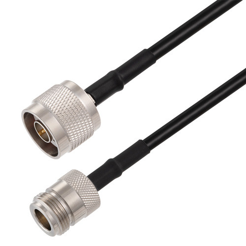 N Male to N Female Cable Assembly using RG58 Coax, 10 FT