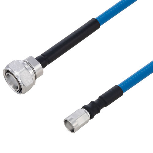 Plenum 4.3-10 Male to NEX10 Male Low PIM Cable Using SPP-250-LLPL Coax Using Times Microwave Parts 4 Foot