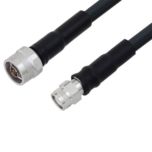 Low Loss N Male to TNC Male Cable Assembly using LMR-400 Coax, 4 FT with Times Microwave Components