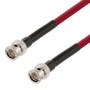 75 Ohm 12G SDI BNC Male to BNC Male Cable Assembly using 4694R-RD Coax, 25 FT