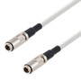 75 Ohm 12G SDI 1.0/2.3 Male to 1.0/2.3 Male Cable Assembly using 4855R-WH Coax, 25 FT