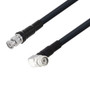 Low Loss BNC Male to TNC Male Right Angle Cable Assembly using LMR-400 Coax, 6 FT with Times Microwave Components