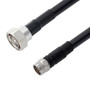 Low Loss 7/16 DIN Male to N Male Cable Assembly using LMR-600-DB Coax, 1.5 FT with Times Microwave Components