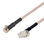 SMA Male to MCX Plug Right Angle Cable Assembly using RG316-DS Coax, 1.5 FT