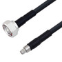 Low Loss 7/16 DIN Male to SMA Male Cable Assembly using LMR-400-DB Coax, 6 FT with Times Microwave Components