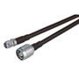 RP-SMA Jack to RP-TNC Plug, Pigtail 20 ft Black 195-Series