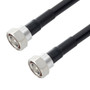 Low Loss 7/16 DIN Male to 7/16 DIN Male Cable Assembly using LMR-600 Coax, 1.5 FT with Times Microwave Components