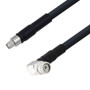Low Loss SMA Male to TNC Male Right Angle Cable Assembly using LMR-400-DB Coax, 10 FT with Times Microwave Components