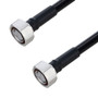 Outdoor Rated 7/16 DIN Male to 7/16 DIN Male Low PIM Cable Using SPO-500 Coax Using Times Microwave Parts 4 Feet