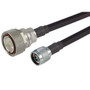 7/16 DIN Male to Type N-Male 400 Series Assembly 10 ft