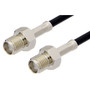 SMA Female to SMA Female Cable Assembly using RG174 Coax, 2 FT