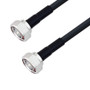 Low Loss 7/16 DIN Male to 7/16 DIN Male Cable Assembly using LMR-400-DB Coax, 10 FT with Times Microwave Components