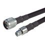 Low Loss SMA Male to N Male Cable Assembly using CA-400 Coax, 16 FT