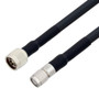Low Loss N Male to TNC Male Weatherproof Cable Assembly with Silicone using LMR-400 Coax, 3 FT