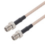 SMA Female to SMA Female Cable Assembly using RG-316 Coax, 2 FT with HeatShrink