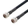 Low Loss N Male to N Male Weatherproof Cable Assembly with Silicone using LMR-400 Coax, 4 FT - LCCA9872/WP-FT4