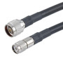 Low Loss N Male to TNC Male Cable Assembly using CA-400 Coax, 35 FT