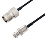 BNC Female to TNC Female Cable Assembly using LC085TBJ Coax, 4 FT
