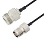 N Female to TNC Female Cable Assembly using LC085TBJ Coax, 6 FT