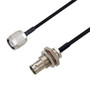 BNC Female Bulkhead to TNC Male Cable Assembly using LC085TBJ Coax, 5 FT
